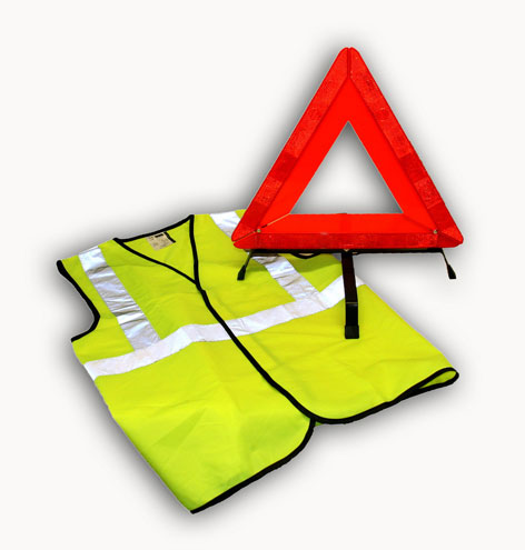Le gilet et le triangle de pré-signalisation «traqués»