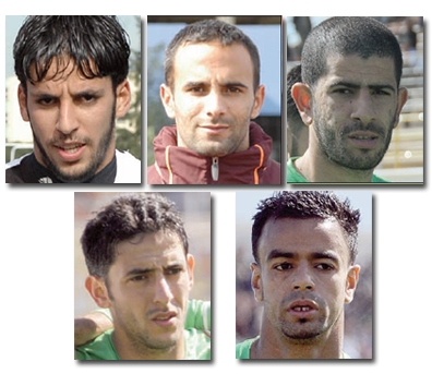 Zemmamouche, Cédric, Meftah, Metref et Hadj Aïssa déposeront leurs passeports