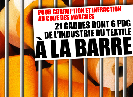 21 cadres, dont 6 PDG, de l&rsquo;industrie du textile à la barre