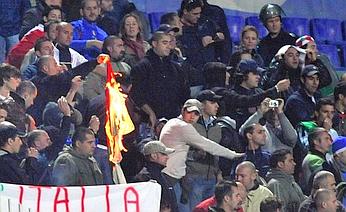 Les fans sifflent la Nazionale