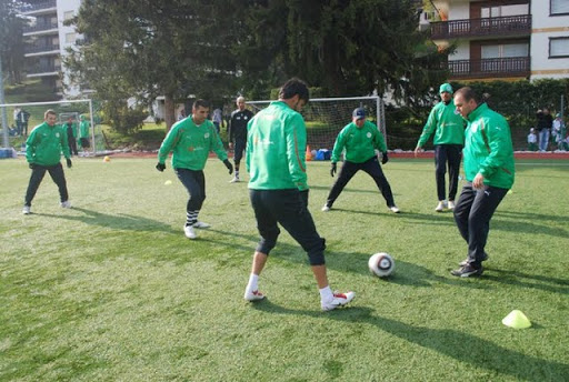 Même les conditions climatiques sont comme au Mondial !