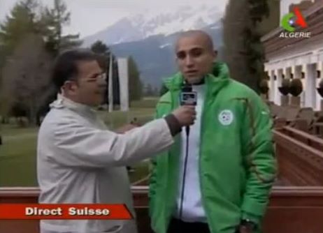 Mondial 2010 : Déclaration de Rafik Djebbour à son arrivée au stage [Canal Algérie]