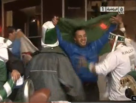 Supporters algériens en Afrique du sud