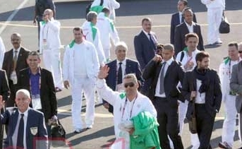 Accueil chaleureux des Verts à l’aéroport de Margate