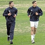 Antar et Matmour ont touché au ballon hier après-midi