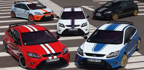 Ford Motor Company : 5 Focus RS en hommage aux Ford des 24 Heures du Mans !