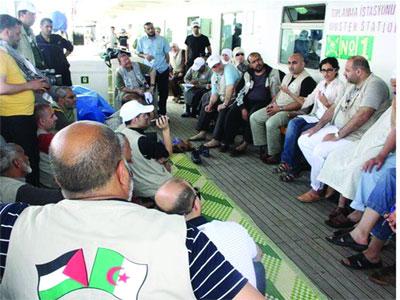 La délégation algérienne rentre saine et sauve au pays «Casser le blocus ou mourir en martyr»