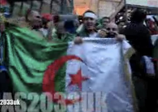 L&rsquo;ambiance des algériens avec le reste du monde a johanessburgh