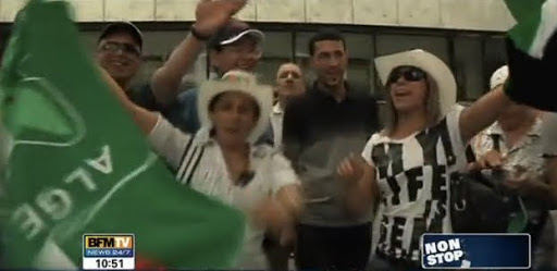 Le drapeau algérien est partout à Marseille (BFM)