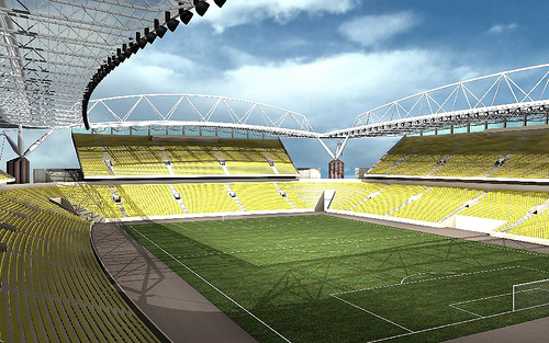 Le stade de Polokwane prêt pour accueillir les Verts