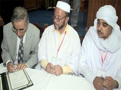 Malékites et ibadites signent une charte de la paix