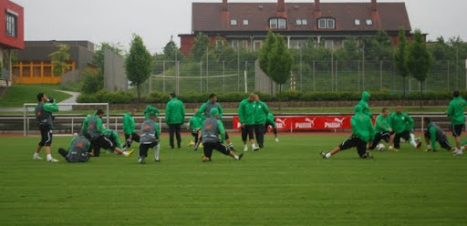 Raouraoua a assisté à l’entraînement