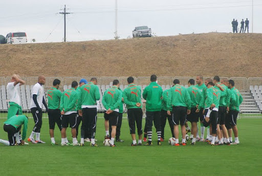 Saâdane a réuni les joueurs pour leur parler de la Slovénie