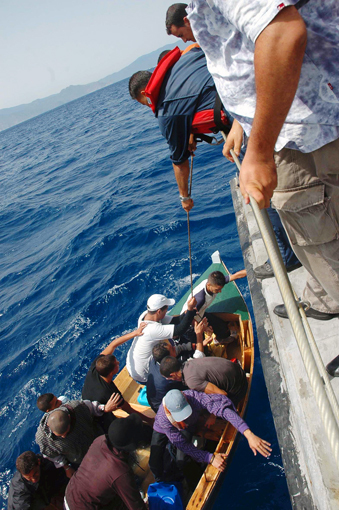 Annaba 25 harraga interceptés