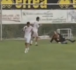 Ghezzal Bari Marque 3 buts contre Ridanna