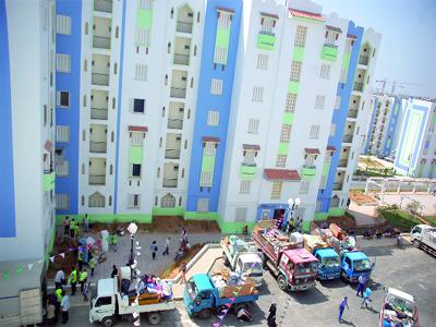 Opération de relogement des habitants des bidonvilles Près de 500 familles bénéficient de nouveaux logements à Alger