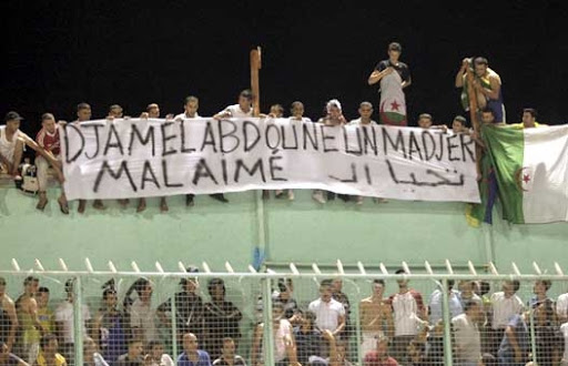 Banderole de soutien pour Abdoun à Tizi