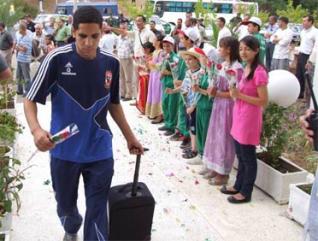 JSK : Al Ahly du Caire est arrivé hier dans une ambiance festive
