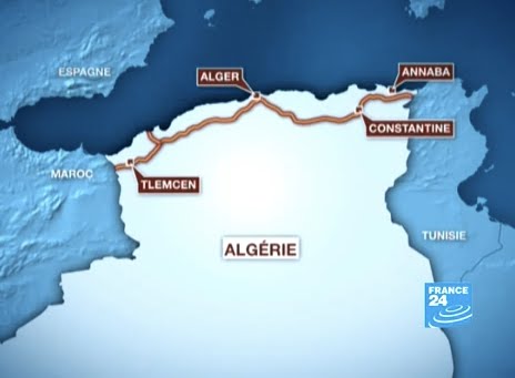 Reportage : La nouvelle autouroute Algérienne Est-Ouest sur France24