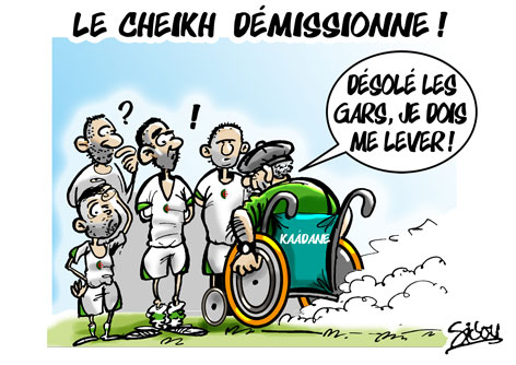 Il a présenté sa démission hier au président de la faf qui l’a acceptée Rabah Saâdane lache enfin prise