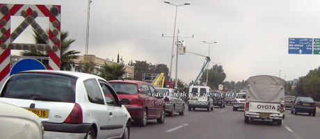 Rocade sud d’Alger :	L’installation de caméras de surveillance crée des embouteillages