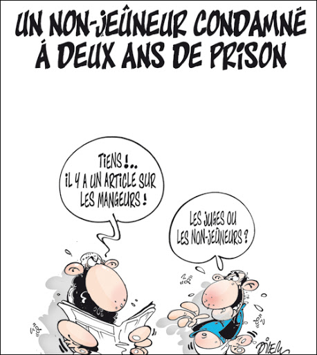 Un non-jeûneur condamné à deux ans de prison