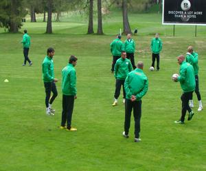 Belhout a rendu visite aux Verts