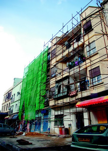 Lancement prochain de la 2e phase de réhabilitation des immeubles,Le chantier encore une fois à l’arrêt