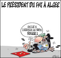 Le président du FMI à Alger