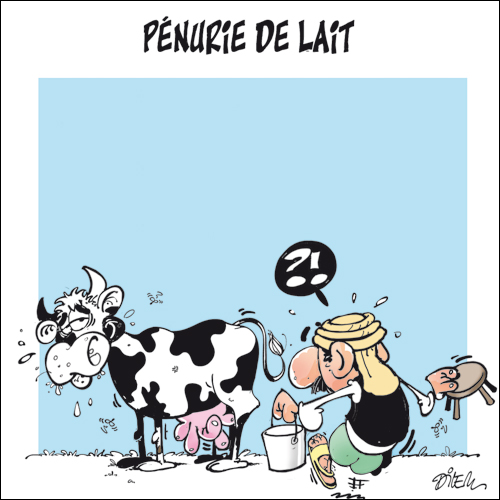 Pénurie du lait