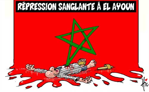 Répression sanglante à el Ayoun