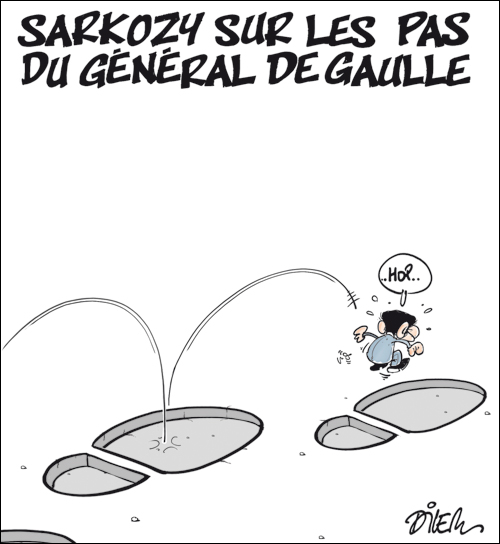 Sarkozy sur les pas du général De Gaulle