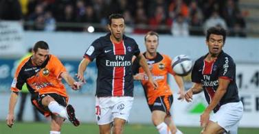 Vidéo des buts Lorient – Paris S.G 1-1 14/11/2010