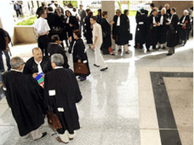 Cour suprême et Conseil d’état Grève d’une semaine des avocats