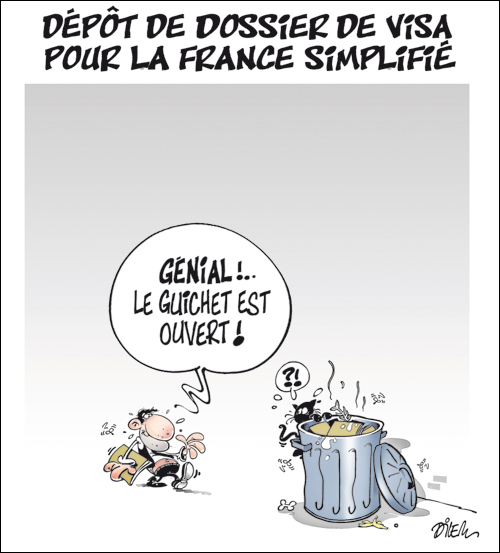 Dépôt de dossier de visa pour la France simplifié