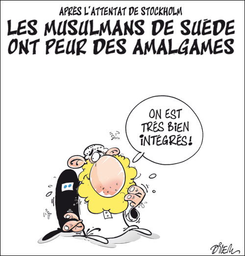 les musulmans de Suède ont peur des Amalgames