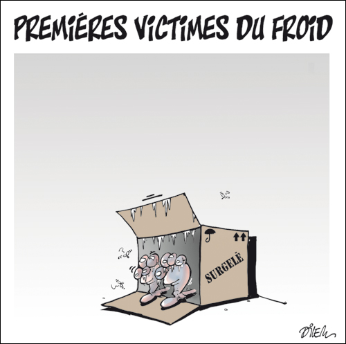 Premières victimes du froid