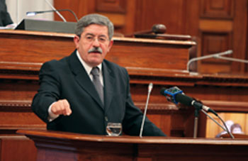 Situation économique, Le pessimisme d’Ouyahia