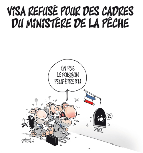 Visa refusé pour des cadres du ministère de la pêche