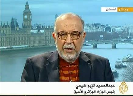 Al Jazeera intervention d’Abdelhamid Brahimi ancien premier ministre