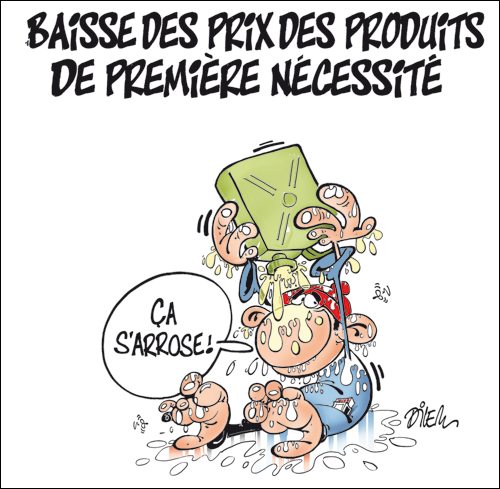 Baisse des prix des produits de première nécessité