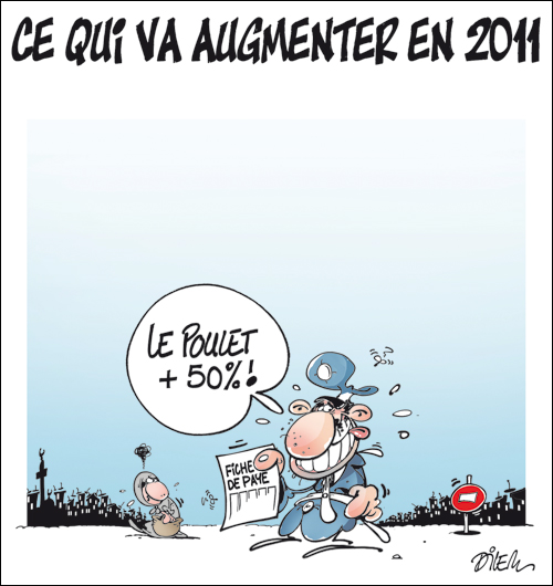 Ce qui va augmenter en 2011