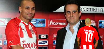 Djebbour à l’Olympiakos,Il portera le n°10 de Rivaldo