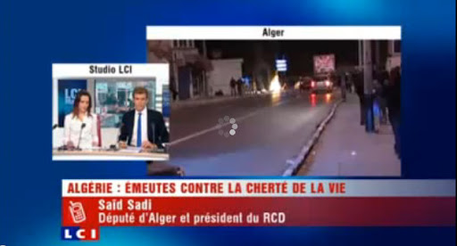 Emeutes en Algérie : Said Saadi aux ondes de LCI