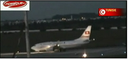 La chute d&rsquo;un despote : Ben Ali fuit à bord d&rsquo;un avion, se dirige vers Malte, Paris ne veut pas de lui en France, il attérit à Dubaï