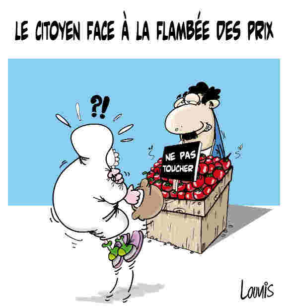 Le citoyens face à la flambée des prix