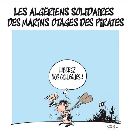 Les Algériens solidaires des Marins Otages des pirates