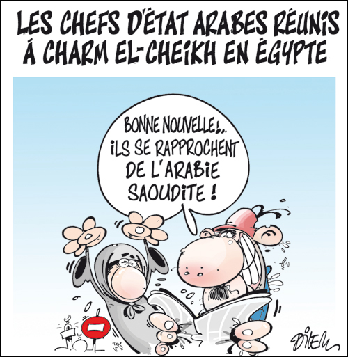 Les chefs d&rsquo;état arabes réunis à Charm el-cheikh en Egypte