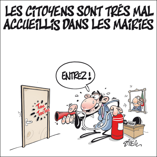 Les citoyens sont très mal accueillis dans les mairies