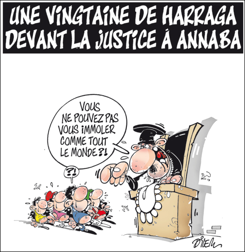 Une vingtaine de harraga devant la justice à Annaba